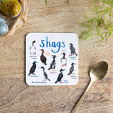 Funny Bird Coasters Set of 6