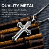 ✝️ “The Lord's Prayer” Cross Necklace -- Unisex