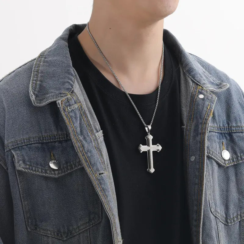 ✝️ “The Lord's Prayer” Cross Necklace -- Unisex