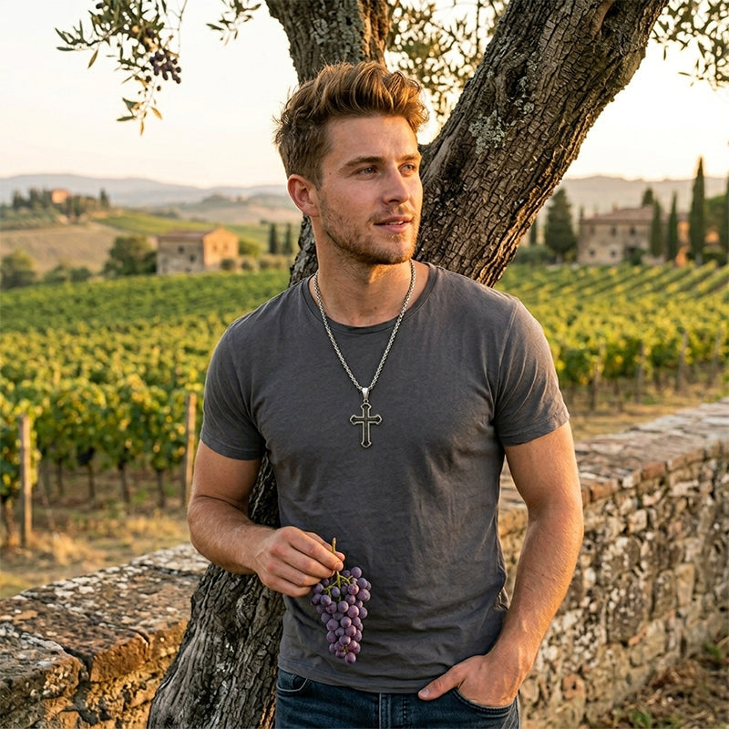 ✝️ “The Lord's Prayer” Cross Necklace -- Unisex