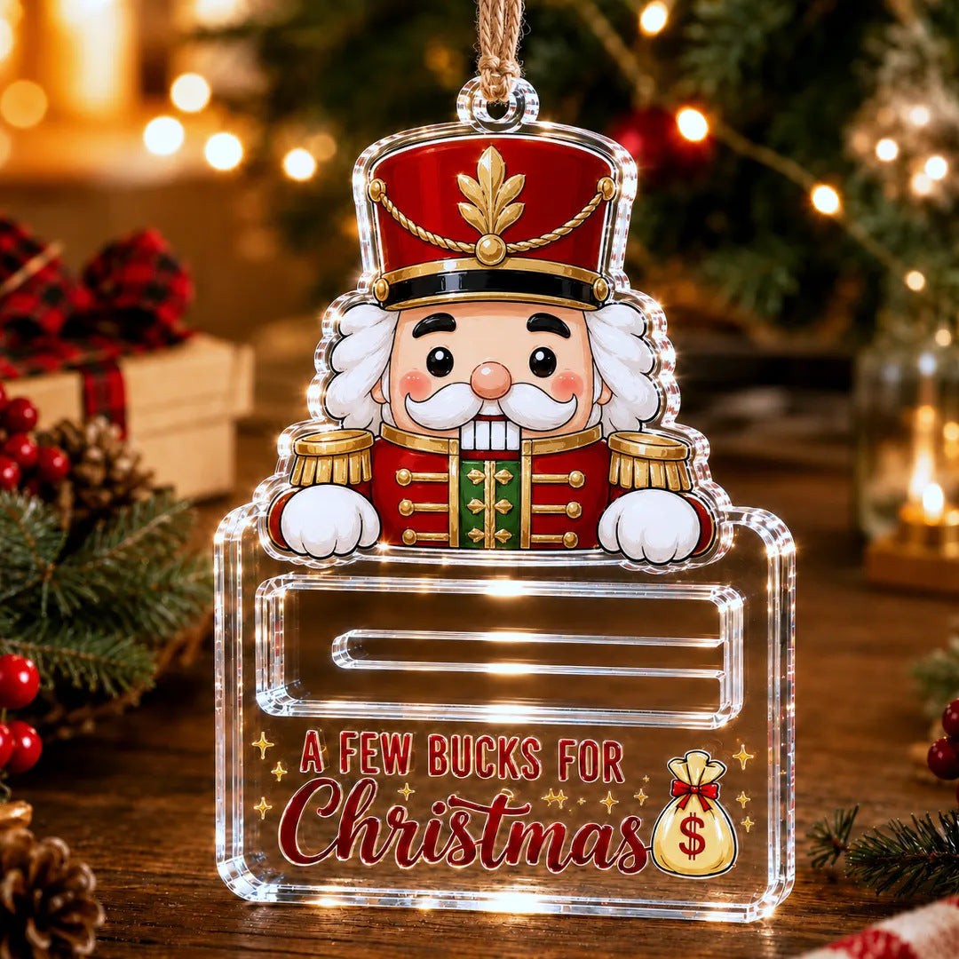 Crystal Acrylic Money Holder Ornament