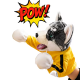 Novelty Boxing Husky Dog Puppet Interactive Pet Toy Funny Fighting