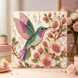 Hummingbird Pearl Art DIY Kit - Handcrafted 3D Bead Painting Craft for Adults & Home Decor