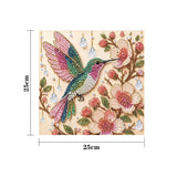 Hummingbird Pearl Art DIY Kit - Handcrafted 3D Bead Painting Craft for Adults & Home Decor