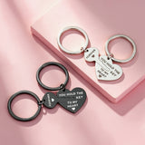 Heart & Key Matching Keychain Set – You Hold the Key To My Heart