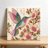 Hummingbird Pearl Art DIY Kit - Handcrafted 3D Bead Painting Craft for Adults & Home Decor