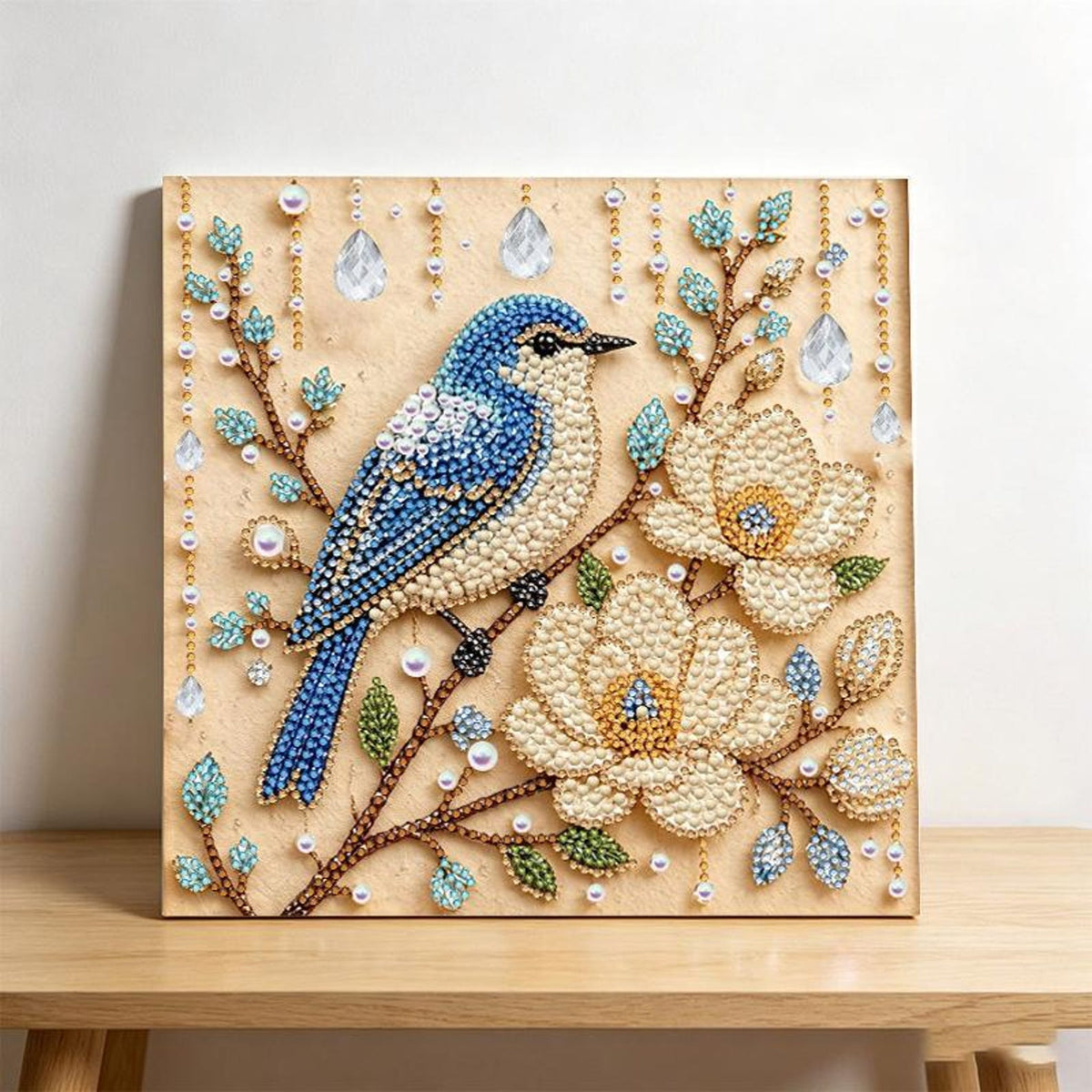 Hummingbird Pearl Art DIY Kit - Handcrafted 3D Bead Painting Craft for Adults & Home Decor