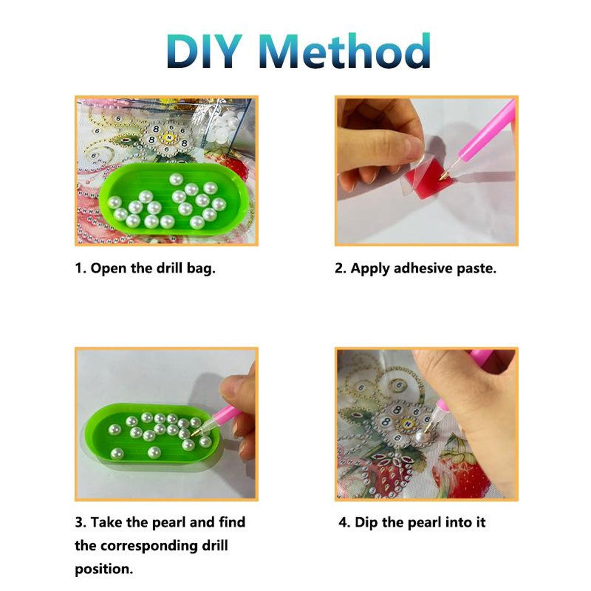Hummingbird Pearl Art DIY Kit - Handcrafted 3D Bead Painting Craft for Adults & Home Decor