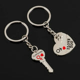 Heart & Key Matching Keychain Set – You Hold the Key To My Heart