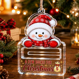 Crystal Acrylic Money Holder Ornament