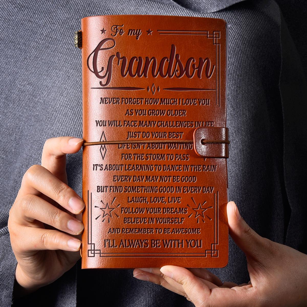 Vintage Engraved Journals