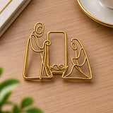 ✝️ Faith-Inspired Gold Paper Clips — Meaningful Christian Bookmarks