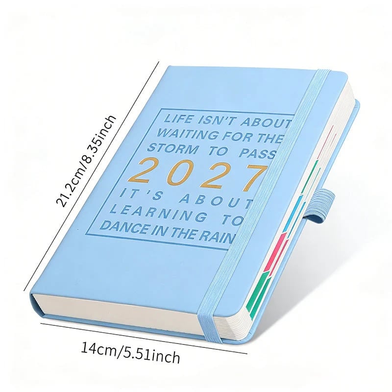 2027 Calendar Notebook – A5, One Day Per Sheet, Date-Marked – Ideal For Daily Logs & Future Reference