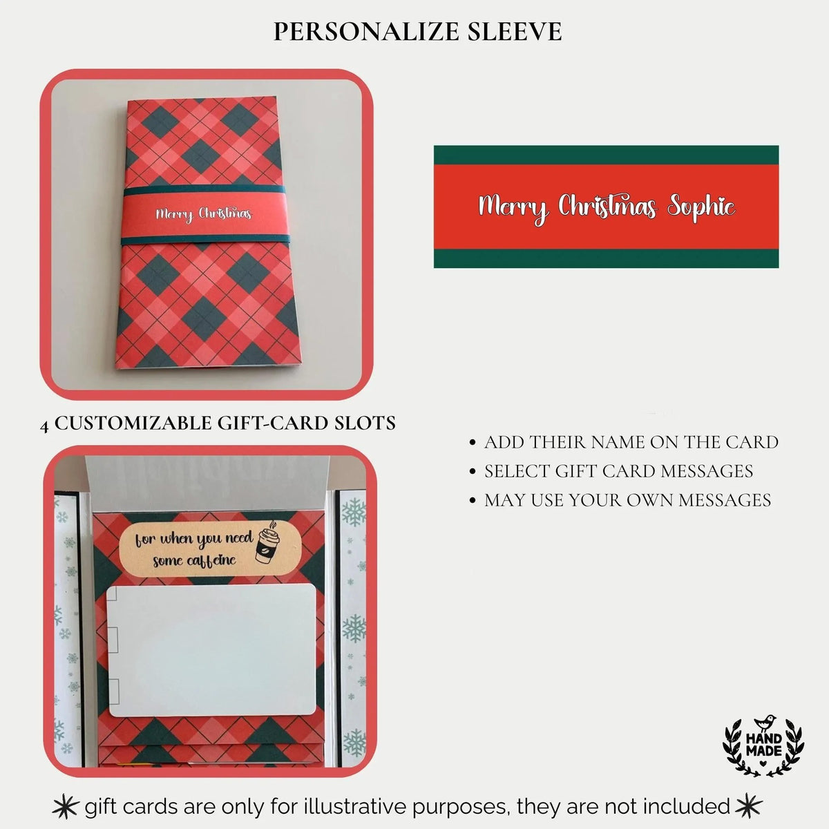 Waterfall Christmas Gift Card Booklet