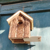 Handcrafted Wooden Birdhouse – Cozy Nest for Garden Birds