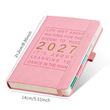 2027 Calendar Notebook – A5, One Day Per Sheet, Date-Marked – Ideal For Daily Logs & Future Reference
