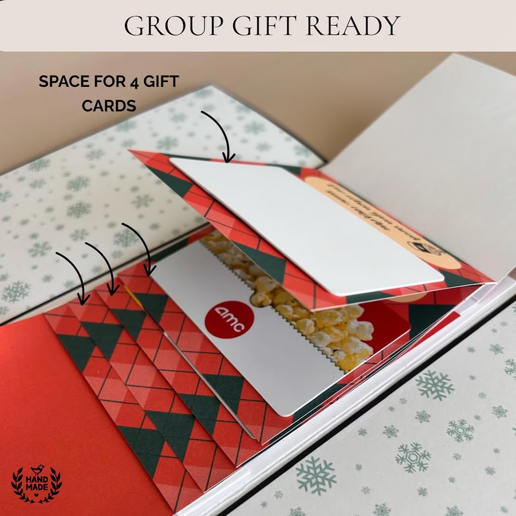 Waterfall Christmas Gift Card Booklet