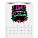 💥Early Bird Sale —🎁2027 Year of the  Wall Calendar – Bold Graffiti Humor Calendar📆🌟