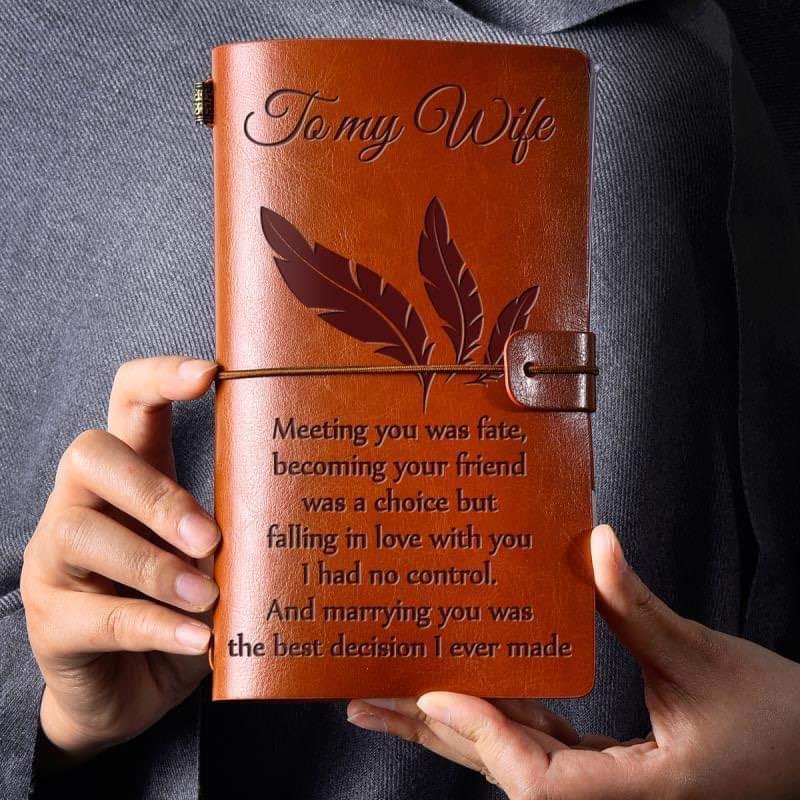 Vintage Engraved Journals