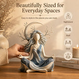 🌙 Inner Harmony Goddess Sculptural Figurine – Calming Home Decor & Meaningful Gift