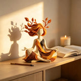 🌙 Inner Harmony Goddess Sculptural Figurine – Calming Home Decor & Meaningful Gift