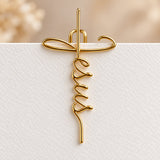 ✝️ Faith-Inspired Gold Paper Clips — Meaningful Christian Bookmarks