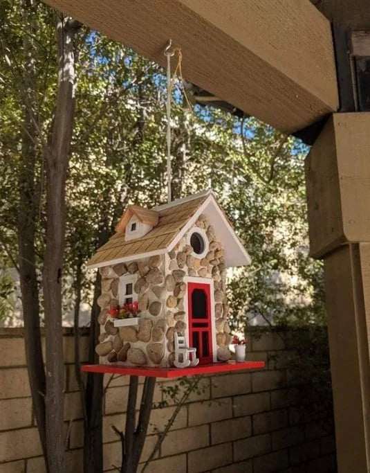 Stone Cottage Bird House