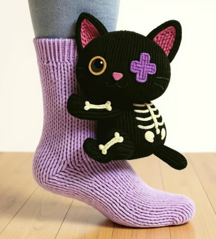Cozy 3D Knit Animal Socks, Cute & Comfy for You or a Lovely Gift