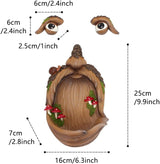 Funny Tree Face Bird Feeder – Whimsical Outdoor Garden Decor