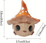 Whimsical Mushroom Garden Statue – Enchanted Outdoor Decor