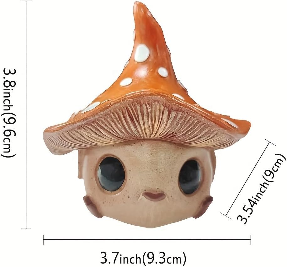 Whimsical Mushroom Garden Statue – Enchanted Outdoor Decor