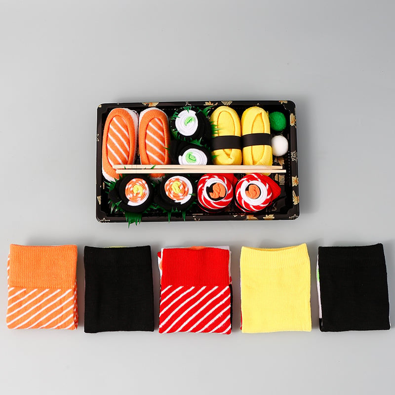 Sushi Box Funny Socks – The Perfect Gift & Fun Addition to Your Wardrobe!