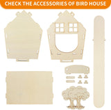 Wooden DIY Bird House Kit for Adults to Build