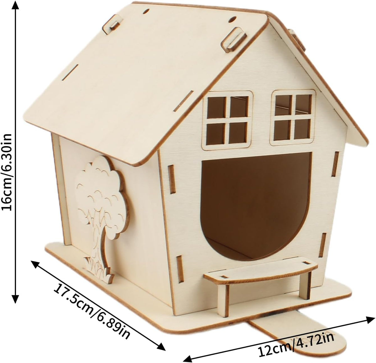 Wooden DIY Bird House Kit for Adults to Build