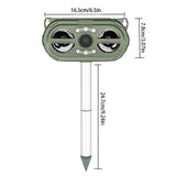 Solar-Powered Animal Repeller,Repellent for Outdoor Farm and Orchard Use