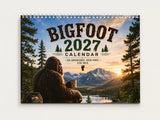 🦶Bigfoot 2027 Calendar - Funny Sasquatch Wall Calendar