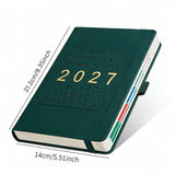 2027 Calendar Notebook – A5, One Day Per Sheet, Date-Marked – Ideal For Daily Logs & Future Reference