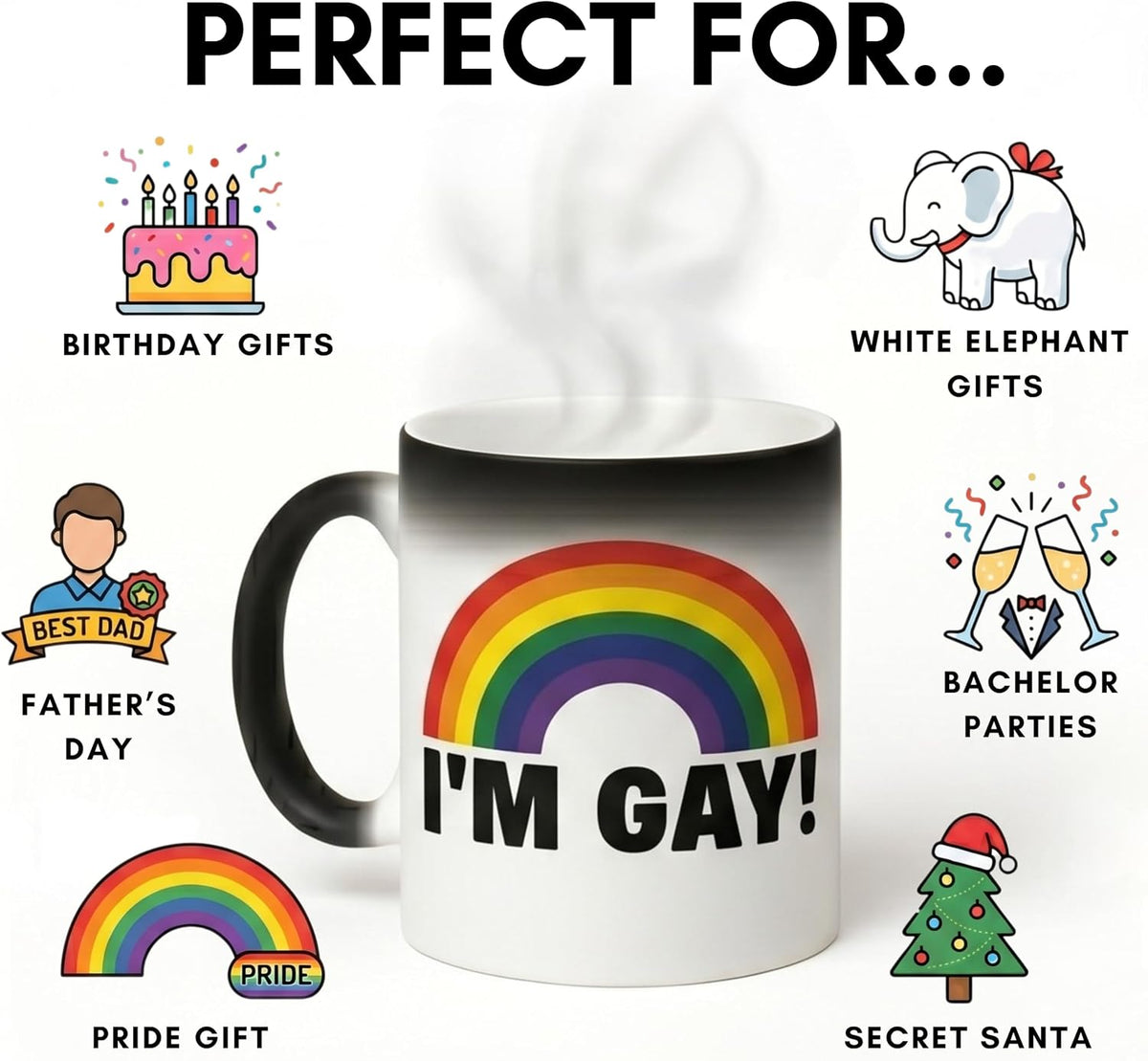 Funny Color Changing Coffee Mug