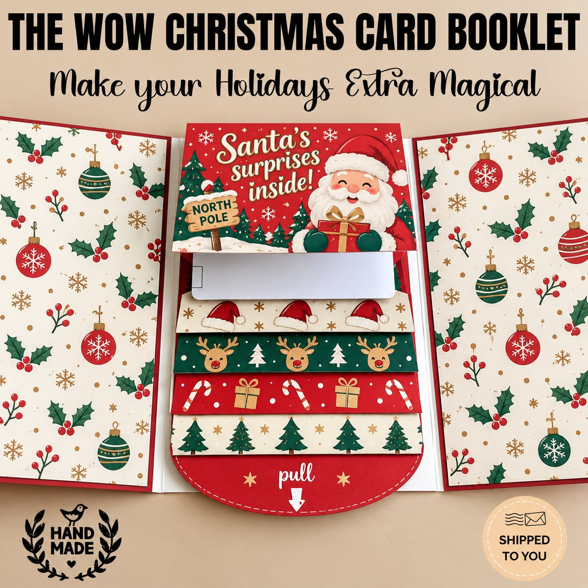 Waterfall Christmas Gift Card Booklet