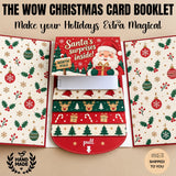 Waterfall Christmas Gift Card Booklet