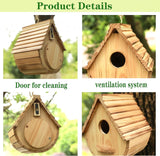 Natural Wooden Bird House