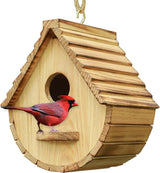 Natural Wooden Bird House