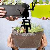 Stealing Mouse Garden Statue – Whimsical Outdoor Flower Decor