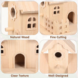 Wood Birdhouse Hanging Sleeping Nest