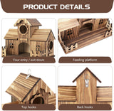 4-Holes Handmade Bird House