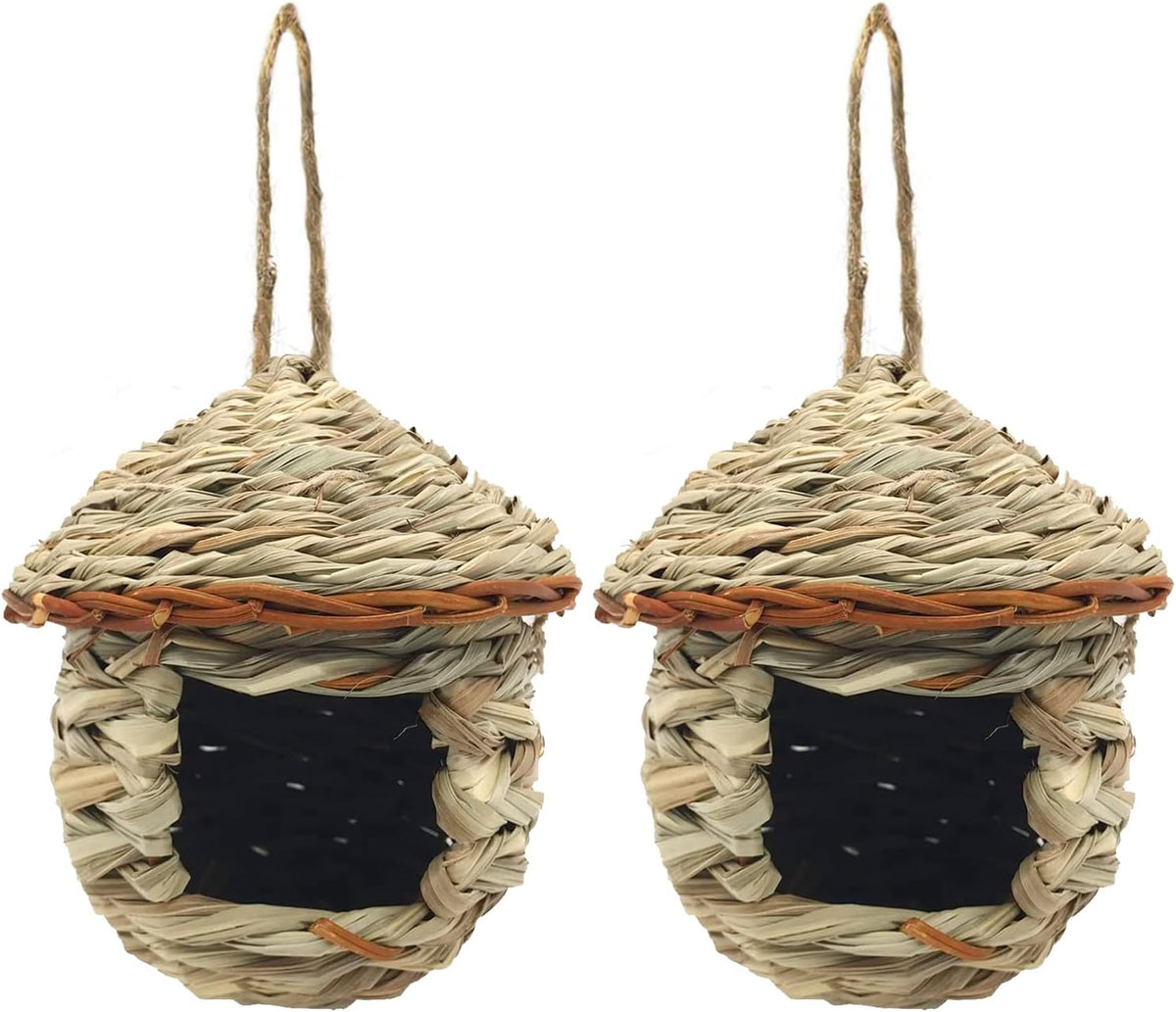 2PCS Hummingbird Houses for Outside Hanging