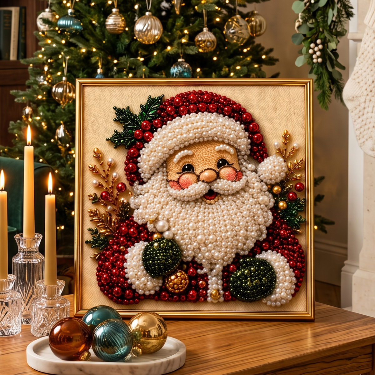 Holiday DIY Diamond Pearl Painting Art Kit