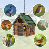 Resin Birdhouse  for Outdoors Finches