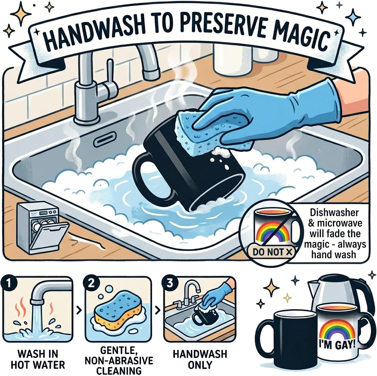 Funny Color Changing Coffee Mug