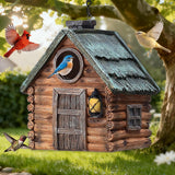Hand-Painted Resin Birdhouses